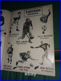 1/15/1956 Sixth Annual NFL All-Star Pro-Bowl Game Football Program