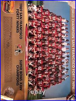 13 ea lot of1989 SF 49ers Super Bowl XXIV Champ Poster Montana, Lott, Rice