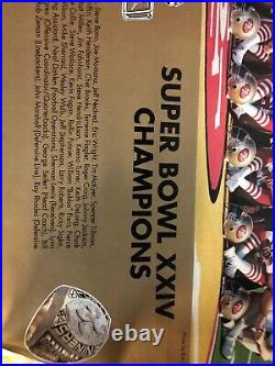 13 ea lot of1989 SF 49ers Super Bowl XXIV Champ Poster Montana, Lott, Rice
