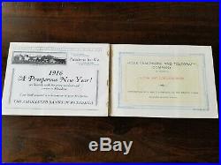 1916 Tournament of Roses Program Football Team Pictures Rose Bowl