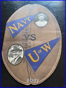 1924 Washington Navy Rose Bowl College Football Game Program Huskies Midshipmen