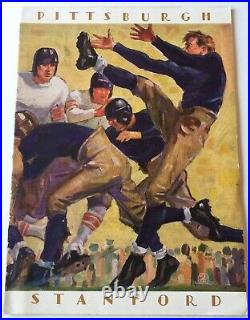 1928 Pittsburgh vs Stanford ROSE BOWL Football Game Program