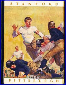 1928 Rose Bowl Football program Stanford vs Pittsburgh