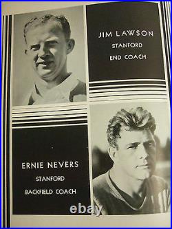 1929-1939 Rose Bowl Programs Signed Erny Pinckert Gus Shaver Psa Authentic