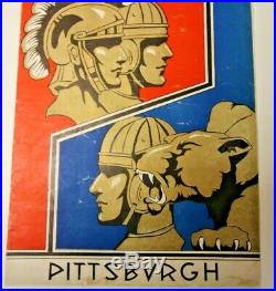 1933 Rose Bowl Ncaa Football Program Pittsburgh Vs. Usc Rare 1/2/33 Pasadena