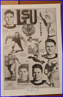 1936 Sugar Bowl Game LSU vs TCU College Football Program