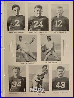 1936 Sugar Bowl L. S. U. Vs T. C. U. Football program/SAMMY BAUGH/GAYNELL TINSLEY