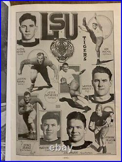 1936 Sugar Bowl LSU vs TCU football program/2nd Annual/SAMMY BAUGH/G. TINSLEY