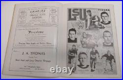 1936 Sugar Bowl Program 2nd Game LSU Tigers v TCU Horned Frogs Ex 68553