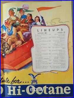 1937 Rose Bowl Football Program Washington Huskies vs Pittsburgh Panthers