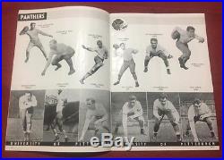 1937 Rose Bowl Football program, Washington Huskies v Pitt Panthers, crease