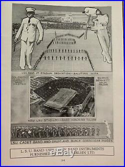 1937 Sugar Bowl L. S. U. Vs Santa Clara Football Program/GAYNELL TINSLEY