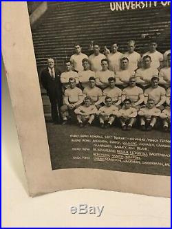 1937 University Of Pittsburgh Rose Bowl Champs 10x14 Team Photo