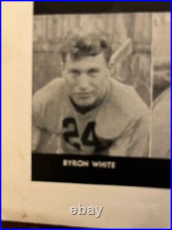 1938 2nd Cotton Bowl Colorado vs Rice football program/BYRON WHIZZER WHITE