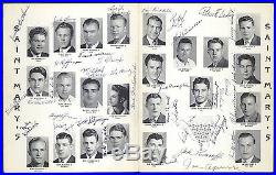 1938 St. Mary's Team Autographed (38) Football Program 1939 Cotton Bowl Champs