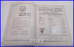 1939 Sugar Bowl Program TCU Horned Frogs v Carnegie Tech Ex/MT Very Nice 68556