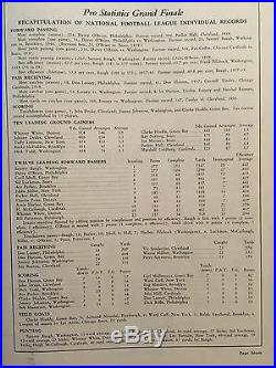 1940 3rd Annual Pro-Bowl Game Chicago Bears vs All-Stars football program/HUTSON
