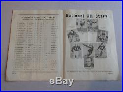1940 Pro Bowl Football 3rd annual Game PROGRAM Chicago Bears All Stars Original