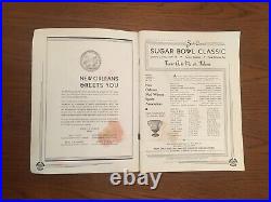 1940 Sugar Bowl Classic Football Program