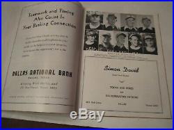 1941 Cotton Bowl Classic Football Program A & M Vs Fordham Dallas Lot B