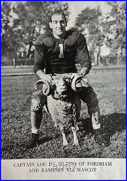 1941 Fordham-Texas A&M Cotton Bowl Football Program. Aggies 13-Rams 12
