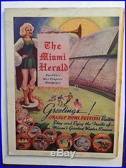 1941 Orange Bowl Mississippi St v Georgetown Football Program/AL BLOZIS/B. ELROD