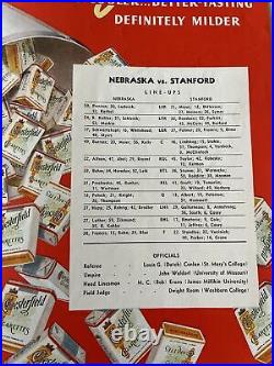 1941 Rose Bowl Stanford Vs Nebraska Football Program 1/1 Pasadena