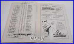 1941 Sugar Bowl Program Boston College v Tennessee Vols NMT Very Nice 68558