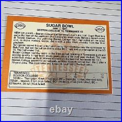 1941 Sugar Bowl Tennessee Vols v Boston College Football Card #255