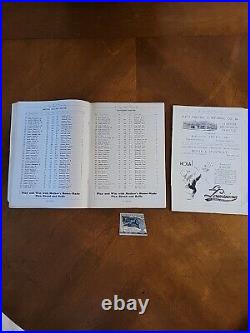 1941 Sugar Bowl Tennessee v Boston College Football Program With Ticket Stub