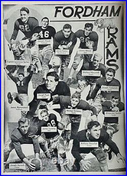 1942 Sugar Bowl Fordham Rams Missouri Tigers Football Program. Rams Win 2-0