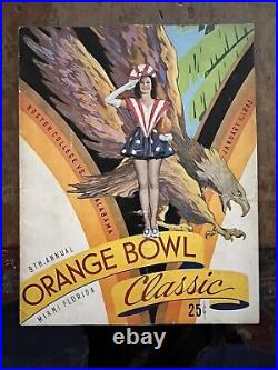 1943 Orange Bowl ALABAMA v BOSTON COLLEGE football program/F. Thomas/M. HOLOVAK