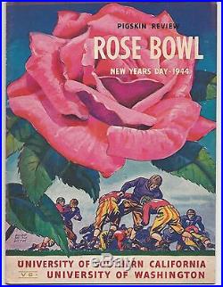 1944 College Football program, Rose Bowl, USC Trojans v Washington Huskies EX