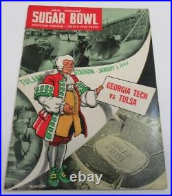 1944 Sugar Bowl Program Georgia Tech v Tulsa Ex/MT+ 68561