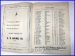 1945 Sugar Bowl Duke Alabama Program Complete No Markings Wonderful Cond. LOOK