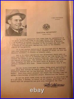 1946 Cotton Bowl Program Texas Longhorns v Missouri Mizzou Bobby Layne VG/Ex