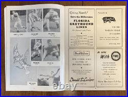 1946 Official Program Miami Seahawks -vs- New York Yankees Orange Bowl