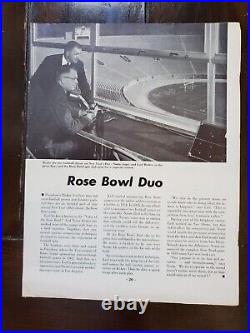 1946 Rose Bowl Football Program USC vs Alabama