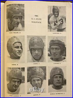 1947 Gator Bowl OKLAHOMA vs NORTH CAROLINA ST. Football program/DARRELL ROYAL
