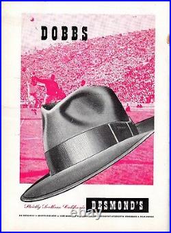 1947 Rose Bowl Football program Illinois Fightin' Illini vs. UCLA Bruins Fair