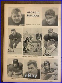 1947 Sugar Bowl Georgia vs No. Carolina football program-C. TRIPPI vsCHOOJUSTICE