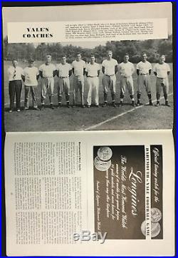 1947 Yale Dartmouth University Football Program Bulldogs vs Big Green Yale Bowl