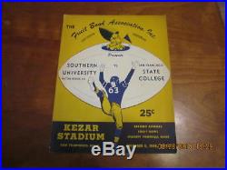 1948 12/5 Southern University vs SF state Fruit Bowl first interracial Football