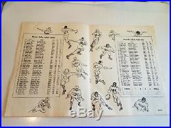 1948 Refrigerator Bowl football program w (2) Tickets Missouri Valley Evansville