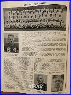 1948 Sun Bowl Texas Tech vs Miami of Miami Football Program/SID GILLMAN-MINT