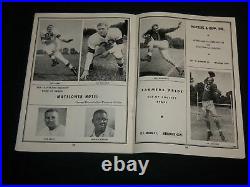 1949 August 26 Rubber Bowl Football Program Browns Vs. Yankees J 6776
