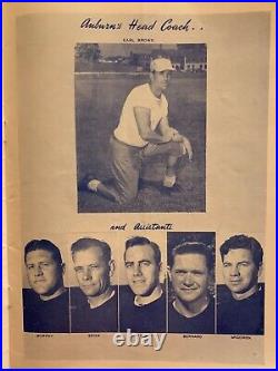 1949IRON BowlALABAMA v AUBURN 2nd annual Football Game &Program after 41 years