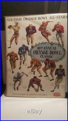 1950 Orange Bowl Football Program Kentucky Wildcats v Santa Clara Bear Bryant
