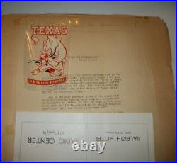 1952 Baylor University Football Scrapbook & More Orange Bowl Program Rodeo etc