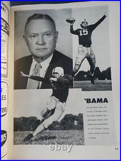 1952 MIAMI Alabama Football Program Orange Bowl Hirricanes Crimson Tide